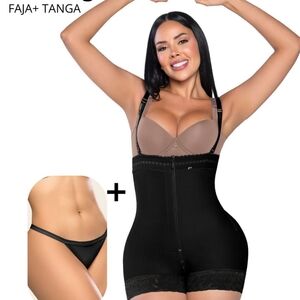 Girdle & Thong Set Faja Stagmi SMI7151 Hourglass Smaller Waist Wider Hips BBL!